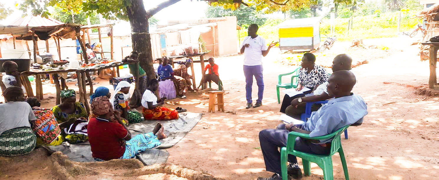 Volunteer supporting community wellbeing